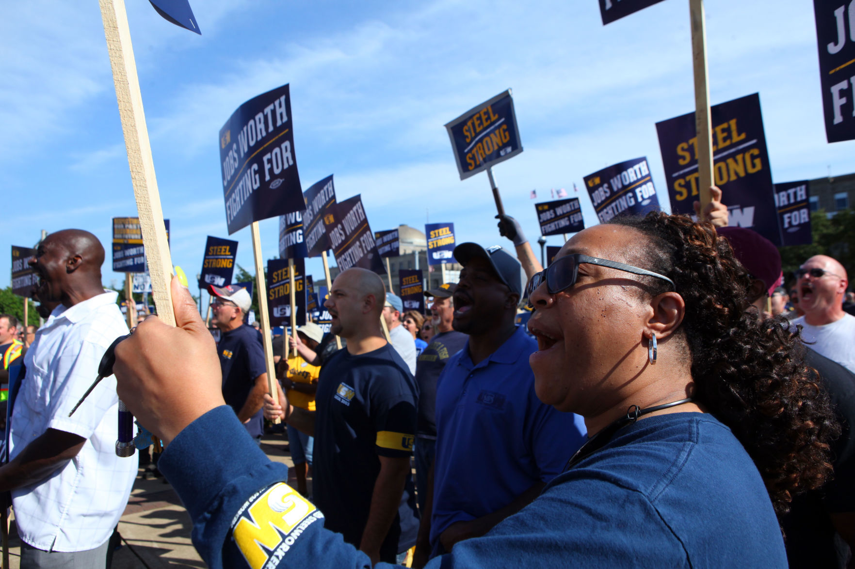 Gallery: Steelworkers rally in Gary